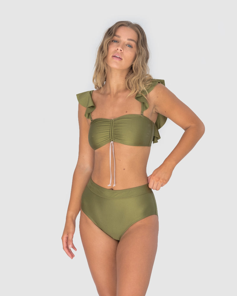 Thalia bikini pant - Olive