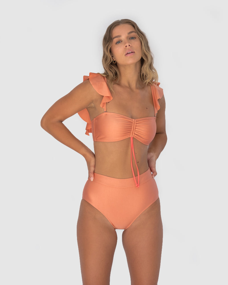 Thalia bikini top - Peach