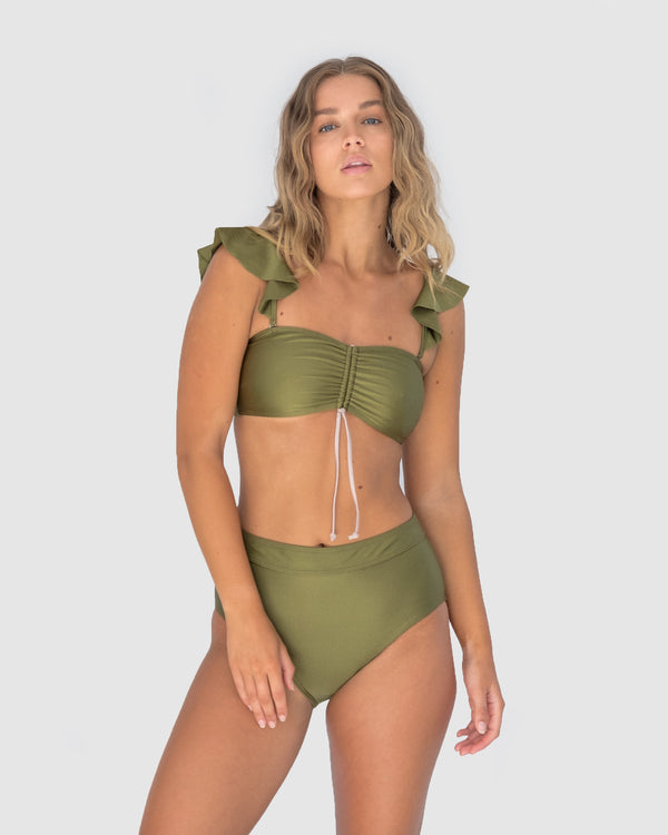 Thalia bikini top - Olive