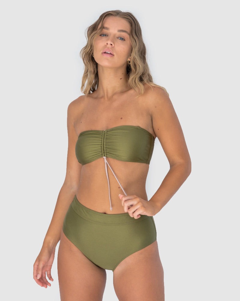 Thalia bikini top - Olive