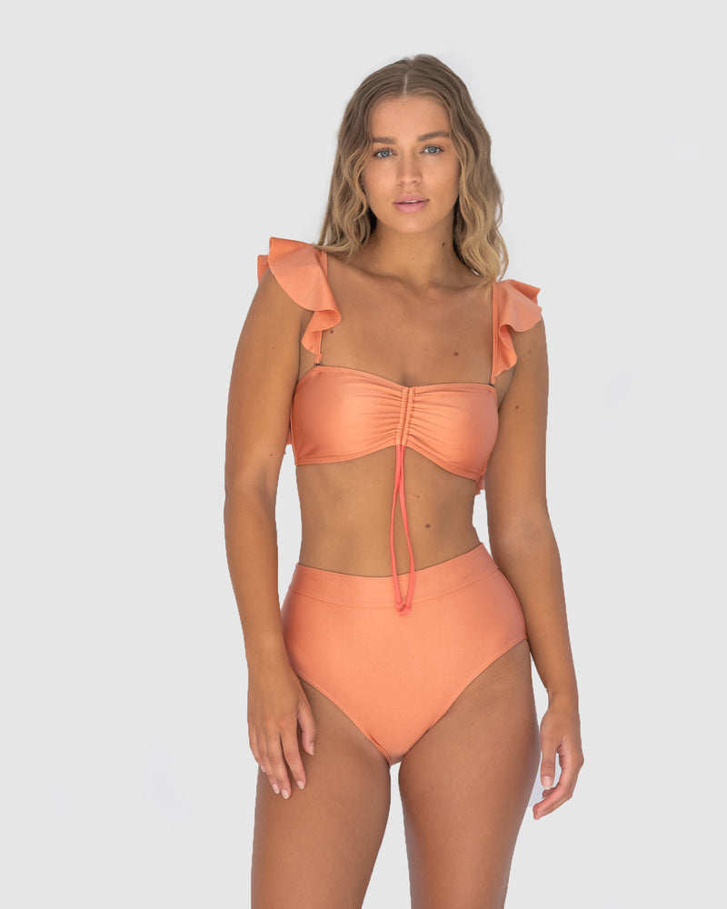 Thalia bikini top - Peach